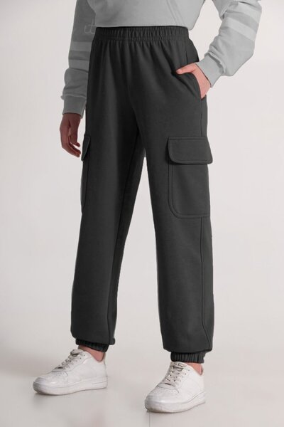 Butik Yan Cepli Kız Tek Alt