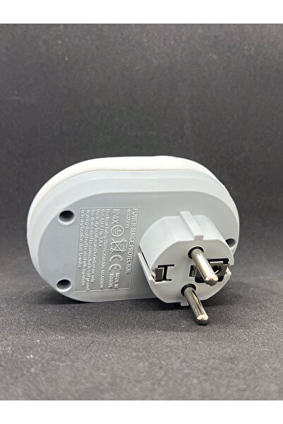 Nilson 2 Adet Akım Korumalı Tekli Fiş Priz U+C-Type