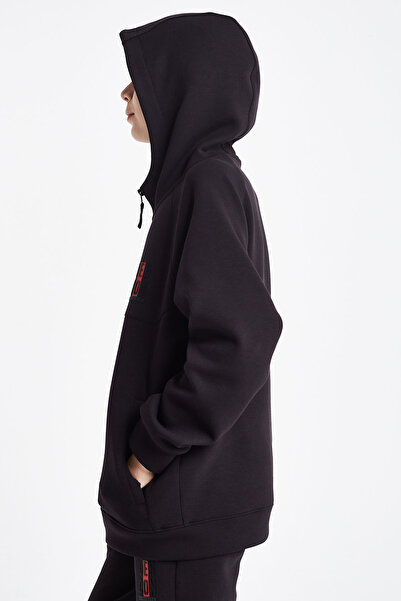 Lescon Çocuk Fermuarlı Kapüşonlu Sweatshirt 24N-3121