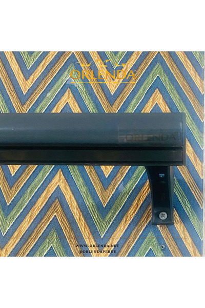 Orlenda 150cm Decorative Rail - Double Corner - Two Channel Aluminum Rail