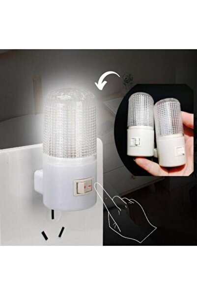 fullreyon 2 Adet 1 Watt Beyaz Işık, Çok Kaliteli, Fişli, Aç - Kapa Düğmeli Ge...