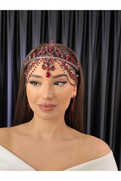 BEYOĞLU NİŞANTAŞI Taşlı Alınlık Gelin Düğün Nişan Kına Alınlık Hürrem