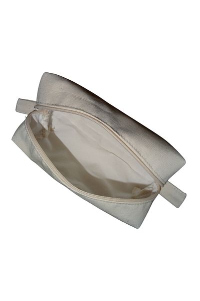 Saiza Monet Printed Canvas Makeup Bag