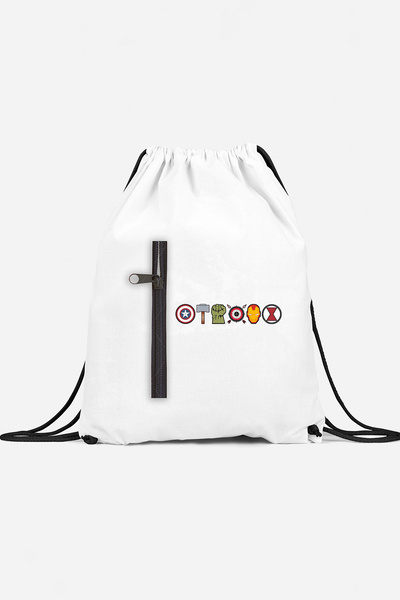 herotasarım حقيبة ظهر رياضية سوبر هيروز مع جيب bll4552