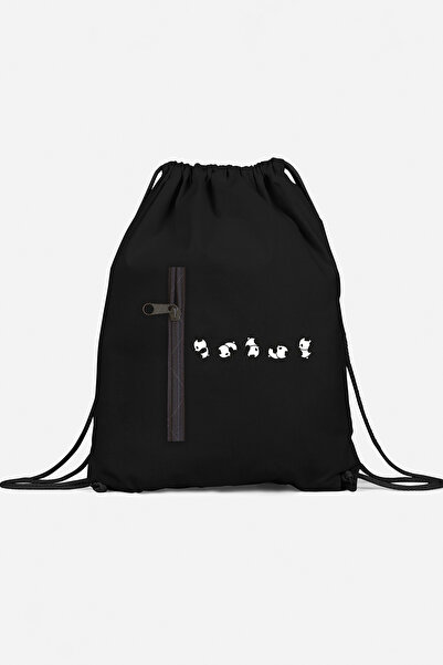 herotasarım Αθλητικό σακίδιο πλάτης Panda με τσέπες bll4467