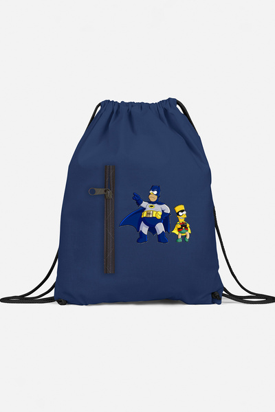 herotasarım حقيبة ظهر رياضية سوبر هيرو مع جيب bll4520