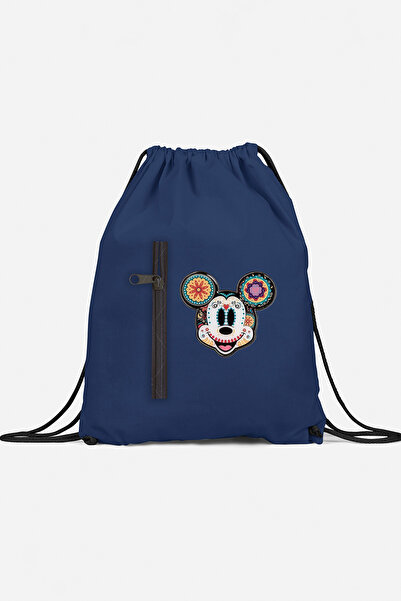 herotasarım Αθλητικό σακίδιο πλάτης Μίκυ Μάους με τσέπες bll4483