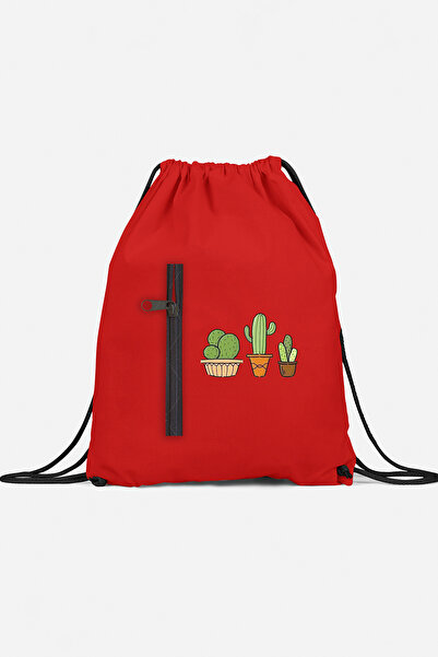 herotasarım Αθλητικό σακίδιο πλάτης με τσέπες Kaktüs bll4673