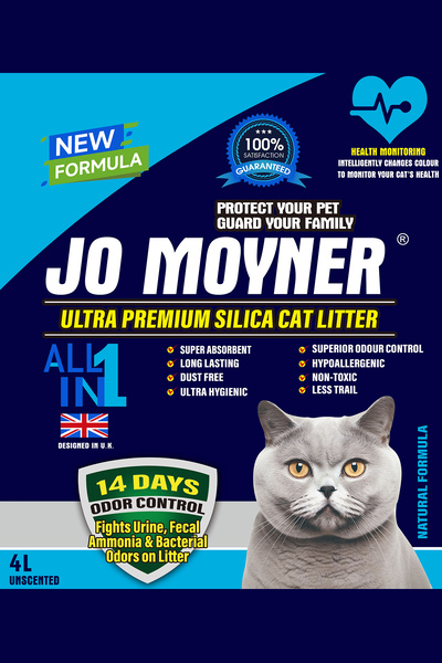 Jo Moyner Premium Hastalık Kontrolu Kristal Kedi Kumu 1.62 kg 4 Lt