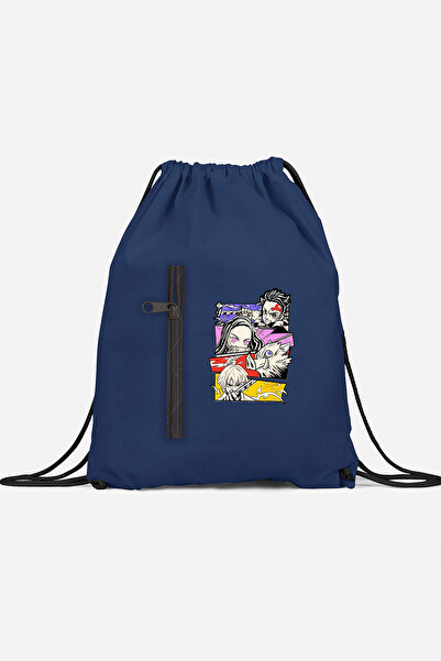 herotasarım حقيبة ظهر رياضية Kimetsu Anime مع جيب bll4662