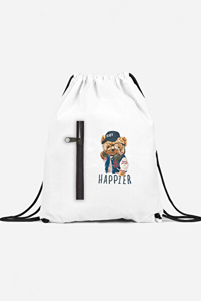 herotasarım Happier cu buzunare Spor rucsac bll4720