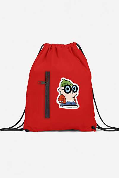 herotasarım حقيبة ظهر رياضية بجيب كرتوني bll4760