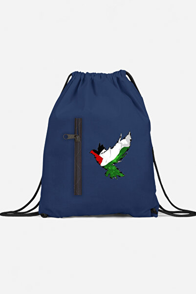 herotasarım حقيبة ظهر رياضية من فليستين فريديت مع جيب bll4599