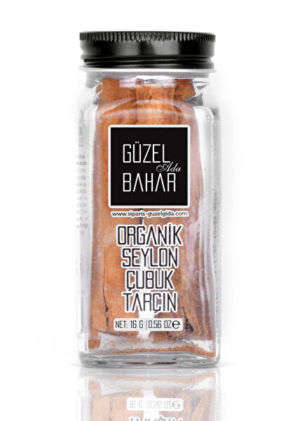 Güzel Ada Gıda Organik Seylon Çubuk Tarçın 16gr