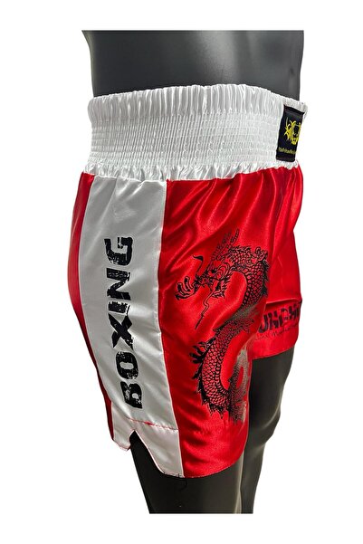 REMEGE Kickboks Şortu Silikon Dişlik ve 3,5 Metre Bandaj Kick Boks Üçlü Set