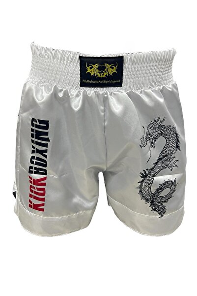 REMEGE Kickboks Şortu Silikon Dişlik ve 3,5 Metre Bandaj Kick Boks Üçlü Set