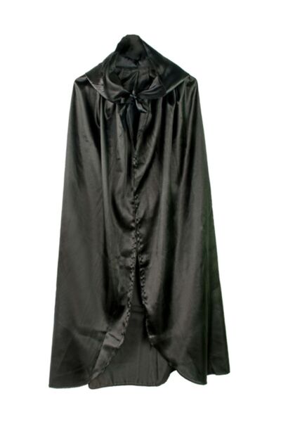 GÜLLÜ E STORE GL Halloween Pelerin Siyah Kapşonlu 140 cm. Collection model 86...
