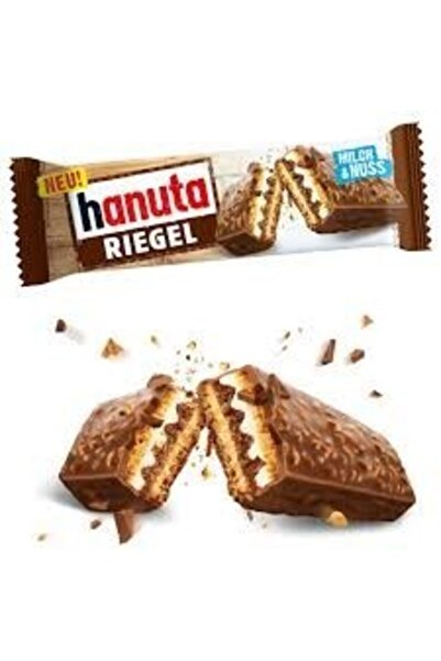 Ferrero Hanuta Riegel Sütlü Fındıklı 35 gr Menşei Almanya