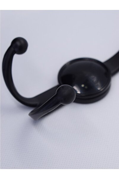 beker aksesuar Askı Boncuk Siyah Zamak Lüx Vestiyer Portmanto Askılık