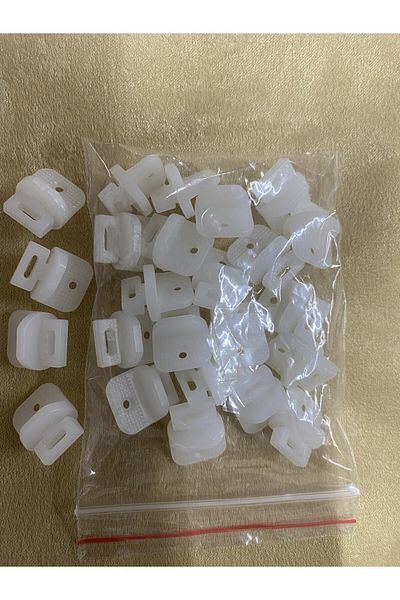 ÖZGÜR HOME Curtain Button Cornice Curtain Finisher Lock Stop 20 Pieces