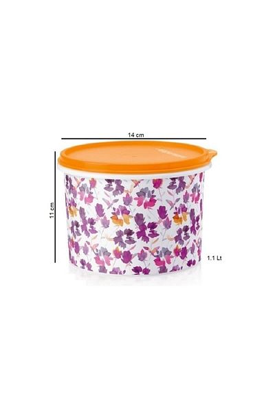 Tupperware Cylinder Storage Container 1.1 Lt Refrigerator Storage Container Hsgl