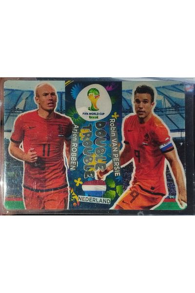 Panini Argen Robbin & Robin Van Persie - Brasil World Cup Double Trouble