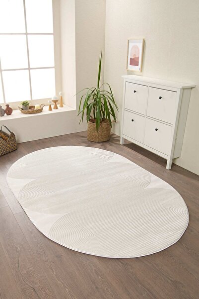 venucci home & living Quincey Bukleli Yumuşak Peluş Post Shaggy Krem Çocuk Od...