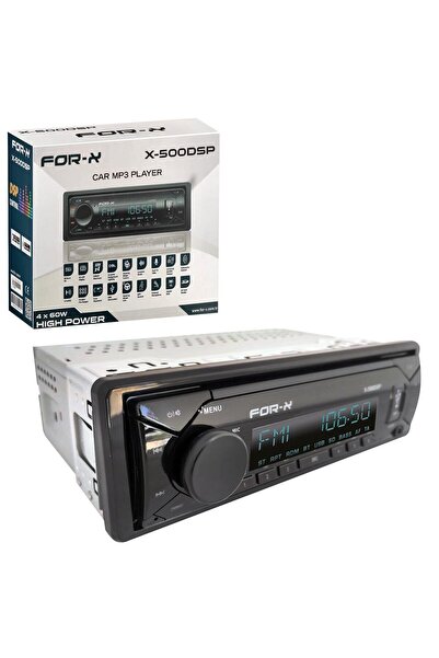 EGB FOR-X X-500DSP OTO TEYP 4X60W BT/2XUSB/SD/FM/AUX MOBİL APLİKASYON