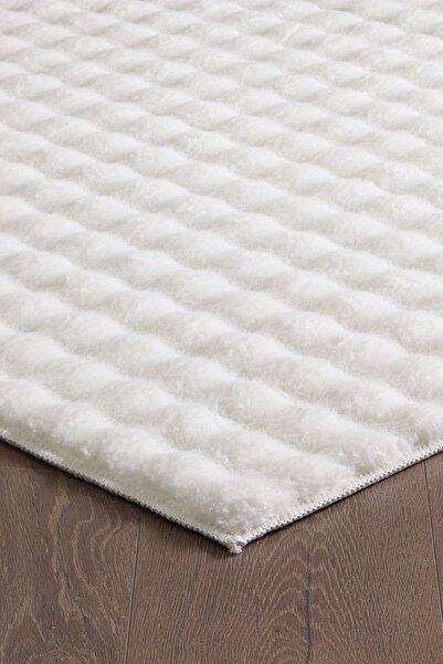 venucci home & living Simurg Bubble Yumuşak Kaymaz Taban Post Peluş Shaggy Sa...