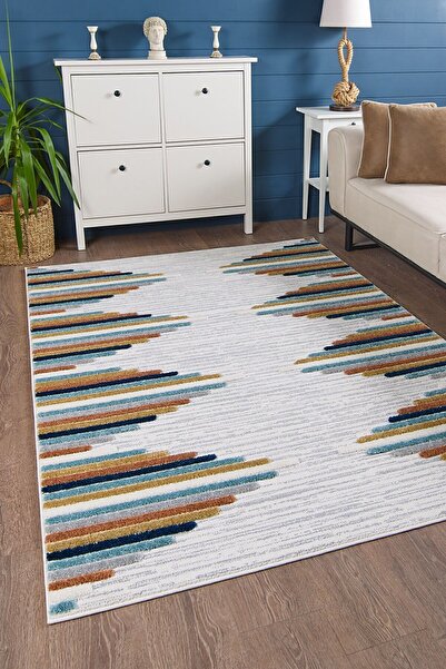 venucci home & living Quincey Bukleli Yumuşak Peluş Post Shaggy Krem Çocuk Od...