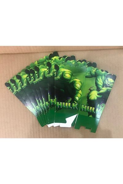 Deniz Party Store علبة فشار رقائق الذرة هالك 8 قطع