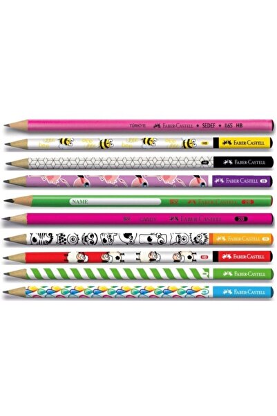 Faber Castell 10 Adet 2b Kurşun Kalem (silgi Ve Kalemtıraş Hediyeli)