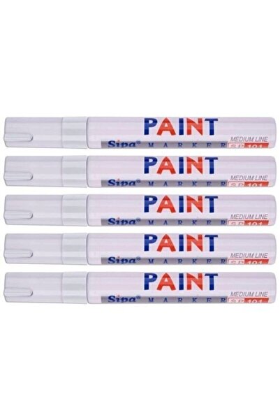 Genel Markalar 5 Adet Beyaz Rötüş Ve Derz Boyama Kalemi