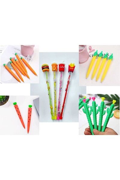 Stabilo 8 Piece Hamburger Menu and Fruity Pens Set - Aegean Photocopy & Stationery Set