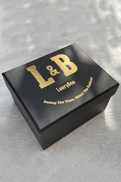 Leerybee Silver Color Stone Detailed Women's Wristwatch in Special Box