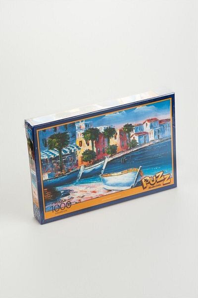 KESKİN COLOR لغز البحر الأبيض المتوسط ​​الحاد 1000 قطعة 68x48 سم لغز البحر الأبيض المتوسط