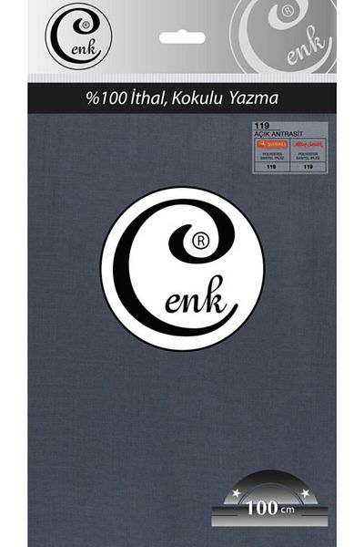 Cenk Culoare uni 100 cm scris în pungă - 0301