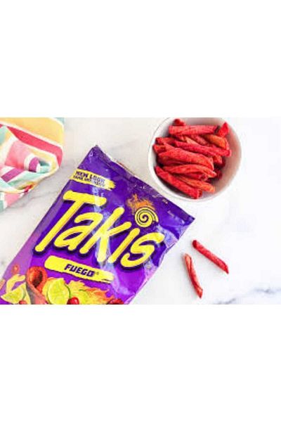 Takis Fuego Mini Chips - Pack of 25, Bite Size, 875Gr