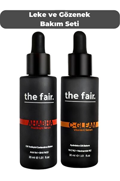 the fair. Leke Bakımı ve Gözenek Seti Vegan 60 ml Set