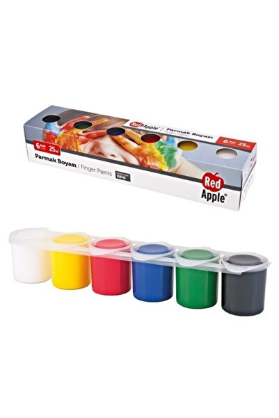 Red Apple Parmak Boyası 25 Ml Sıralı Set 6 Renk