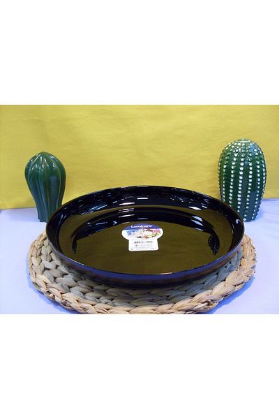 Luminarc 29 Cm Wide Black Asiette Measure Serving Plate - 2 Pieces