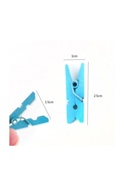 Dünya Magnet 100 قطعة أوتاد صغيرة أوتاد صغيرة ديكور زخرفي أوتاد خشبية صغيرة ملونة