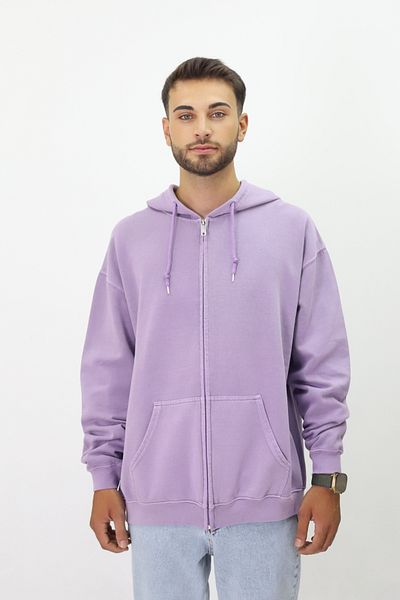 Diop Φούτερ με κουκούλα με φερμουάρ Unisex με vintage σχέδιο