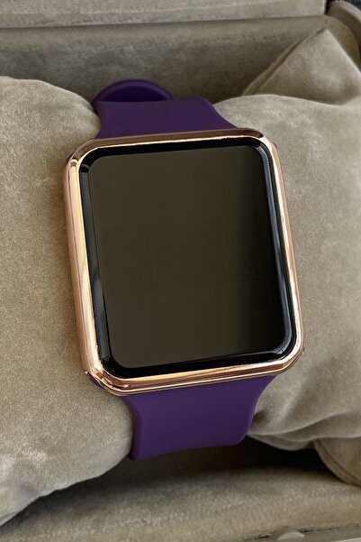 Leerybee Mor Renk Unisex Kol Saati