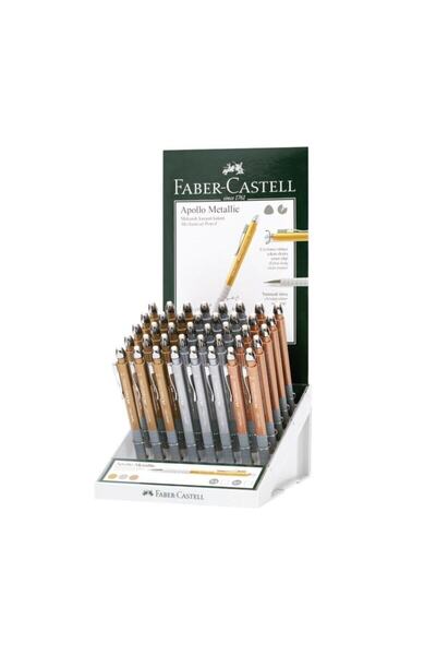 Faber Castell Apollo 2327 0 7 Metalik Gümüş Versatil Kalem