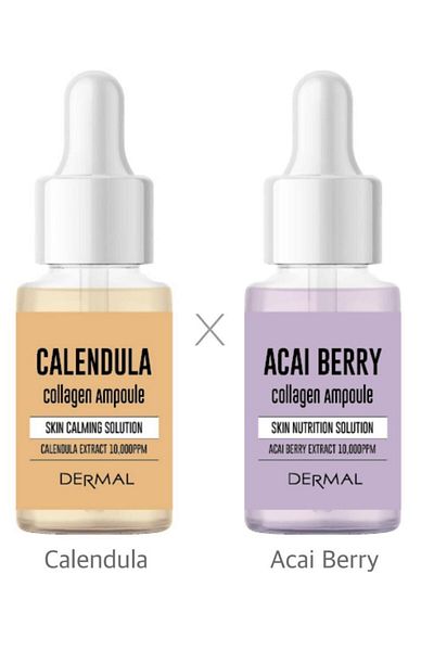Dermal 2-piece Wrinkle Care Serum Set - Soothing and Smoothing Fine Line Skin Serum