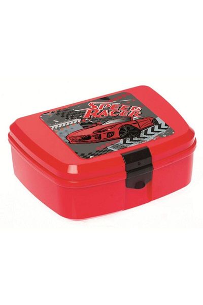 Herevin Red Car Printed Boys' Lunch Box