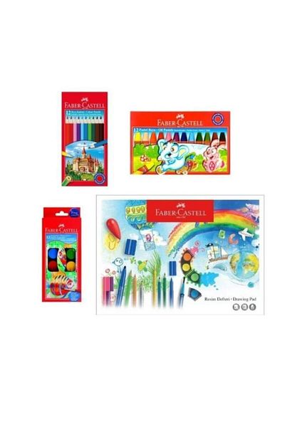Faber Castell Σετ ζωγραφικής γραφικής ύλης Faber-castell School Student Oficeinn-052 B.s