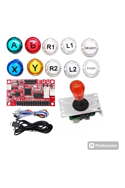 mbg pc/ps4 usb encoder arcade joystik seti