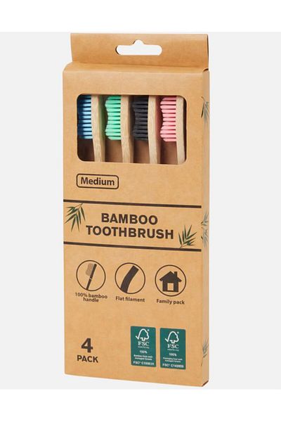 Bi Dünya Store Organic Bamboo and Wooden Toothbrush